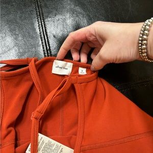 Aritzia Difinity 7” Copper Red